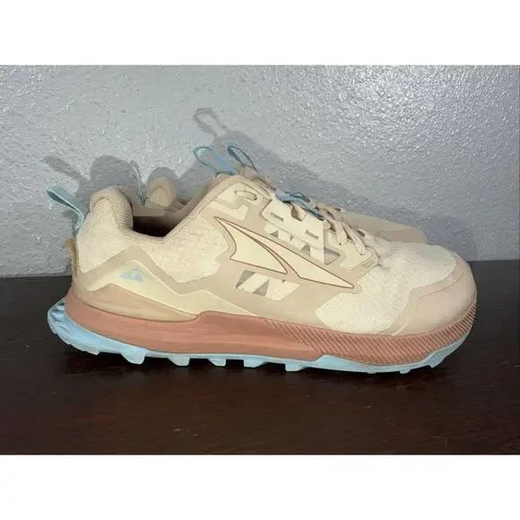 Altra Lone Peak 7 Womens 7.5 Shoes Beige Running Walking Gym Trail AL0A7R7G922 - Picture 3 of 11